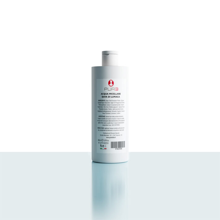 Acqua micellare bava di lumaca