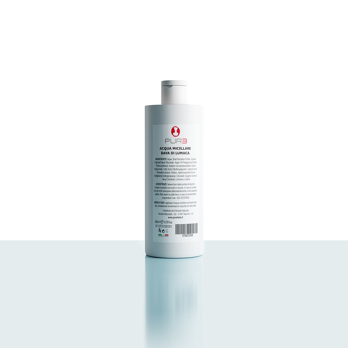 Acqua micellare bava di lumaca