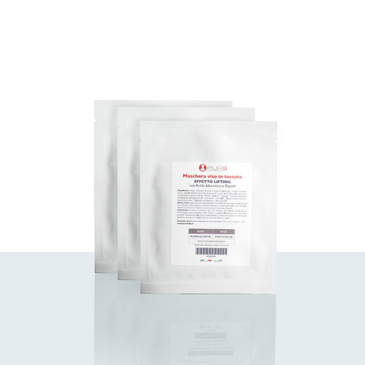 Kit maschere viso in tessuto effetto lifting x3